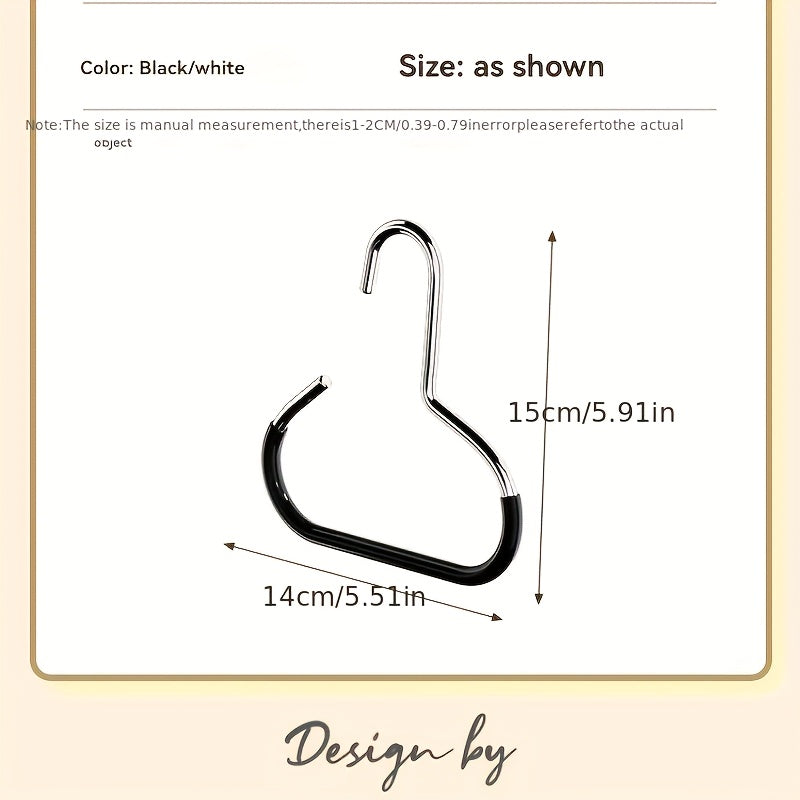 Multifunctional Hat Ring Hanger, Clip-Free Baseball Cap Storage Hook, Closet Organizer for Caps, Space Saving Metal Hat Holder
