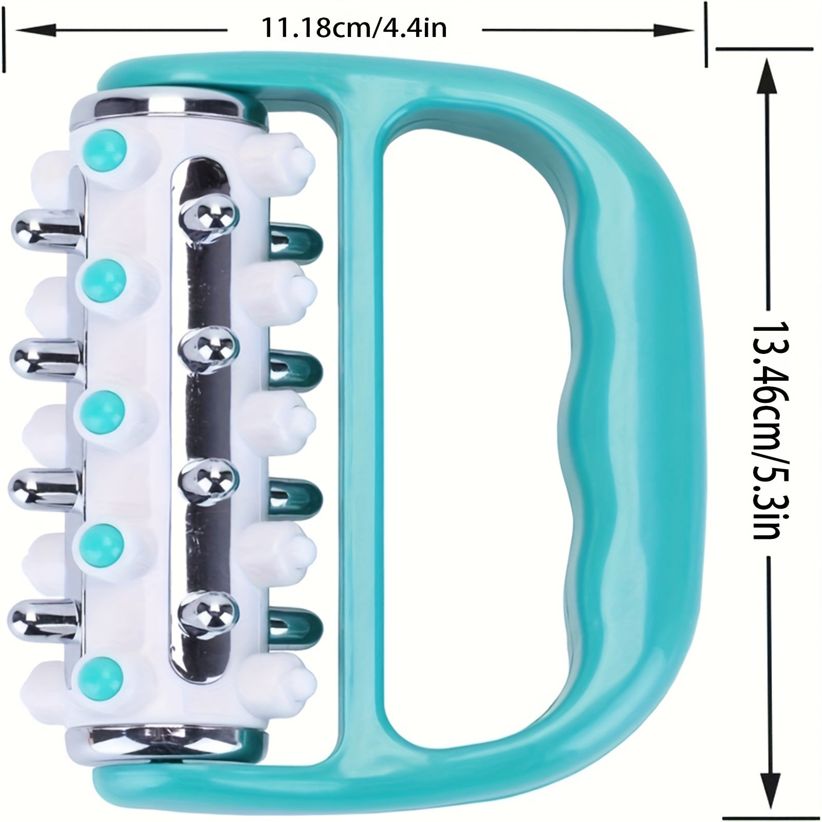 Handheld MyoRelease Massage Roller, Multi-Point Manual Muscle Massager, Portable Lymphatic Drainage Tool for Arms, Legs, Thighs, Body Cellulite & Muscle Relief